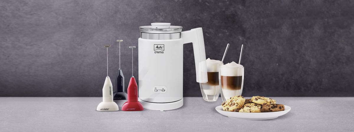 Aerolatte Black Milk Frother with Stand