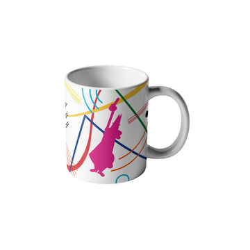 Bialetti Kandinsky Mug – Artistic Ceramic Coffee Cup with Abstract Design