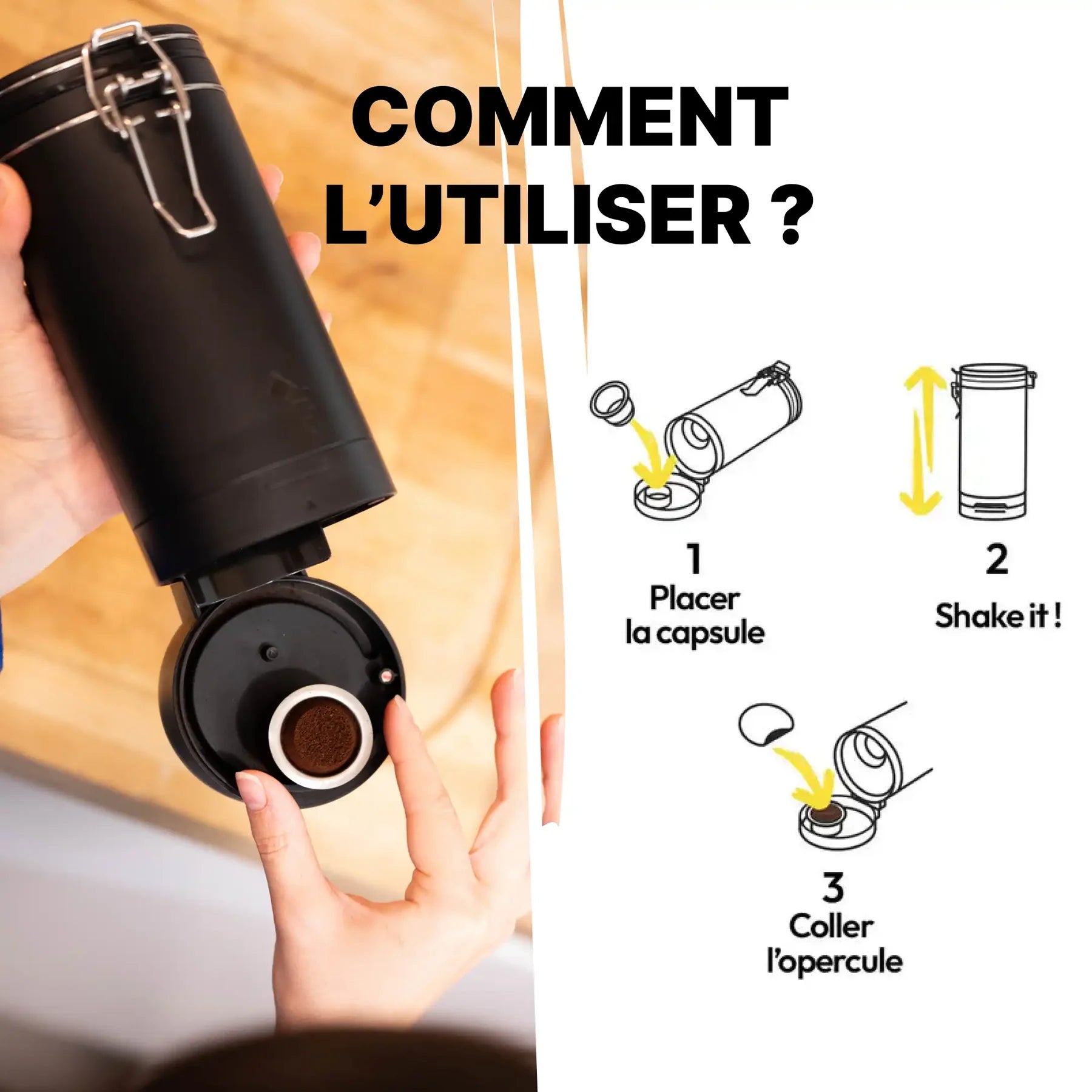 Caps' Me – Reusable Stainless Steel Capsule for Nespresso® Machines