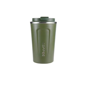 Coffeeworkz Insulated Tumbler – 500ml Leak-Proof Stainless Steel Travel Mug in Black, Pink, and Green