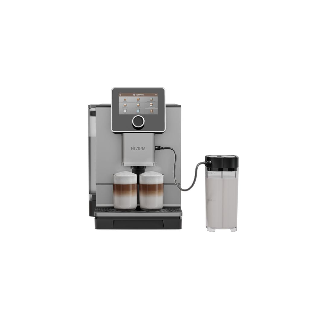 Nivona NICR 970 CafeRomatica – Fully Automatic Espresso Machine with 5-inch Touch Display and Titanium Finish