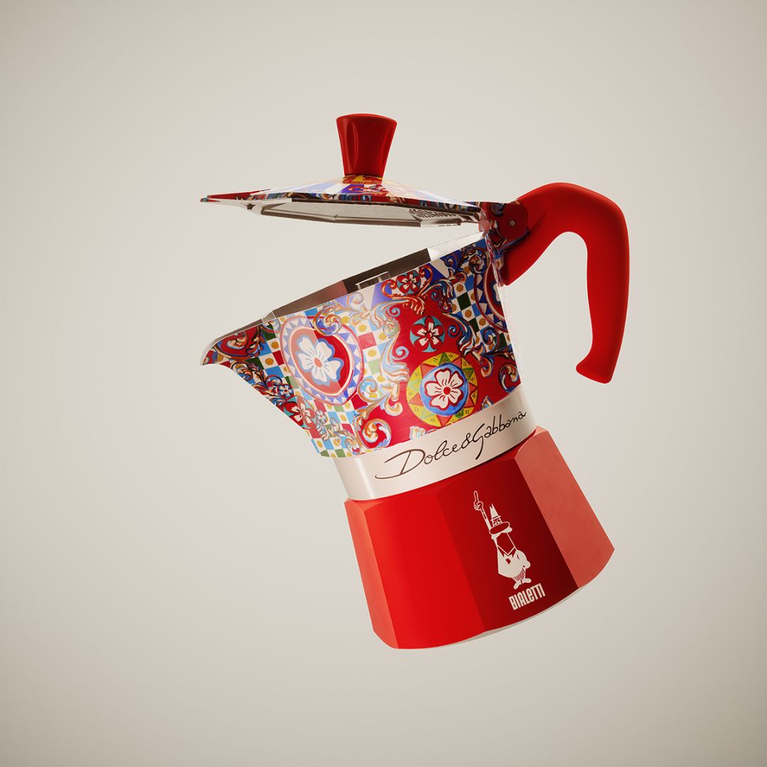 Bialetti Dolce & Gabbana Moka Express 3 Tazze – Stylish Limited Edition Espresso Maker