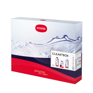 Nivona Clean³Box NICB 301 – Complete Cleaning Kit with Descaler, Milk System Cleaner, and Cleaning Tablets for Nivona Coffee Machines