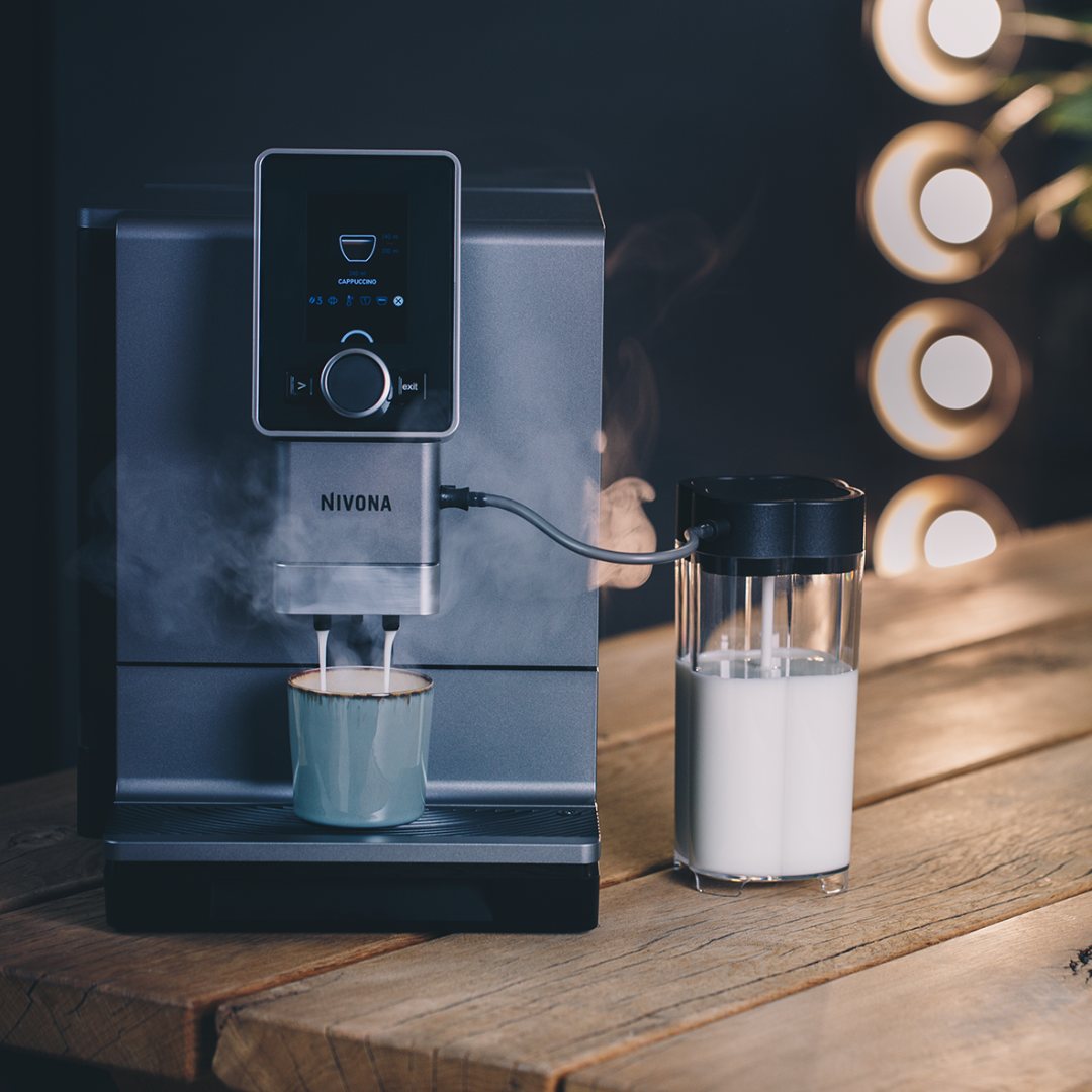 Nivona NIMC 1000 Milk Container – 1L Transparent Plastic Carafe for Spumatore Cappuccino Systems