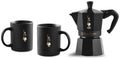 Black Star Edition Moka Express 6 Cups Plus 2 Mugs - Coffeeworkz