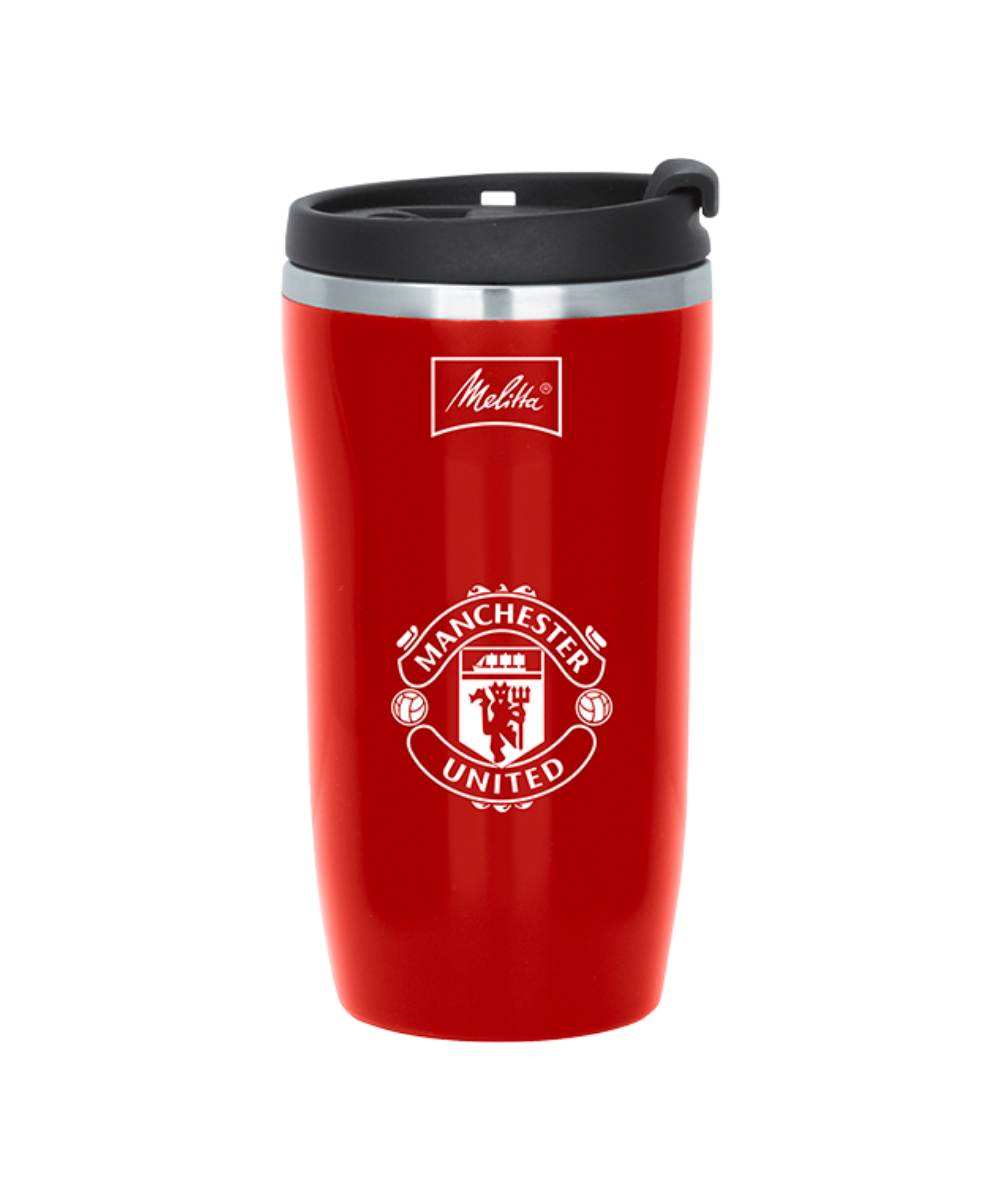 Man Utd Thermal Travel Mug, 250ml, Red - Coffeeworkz