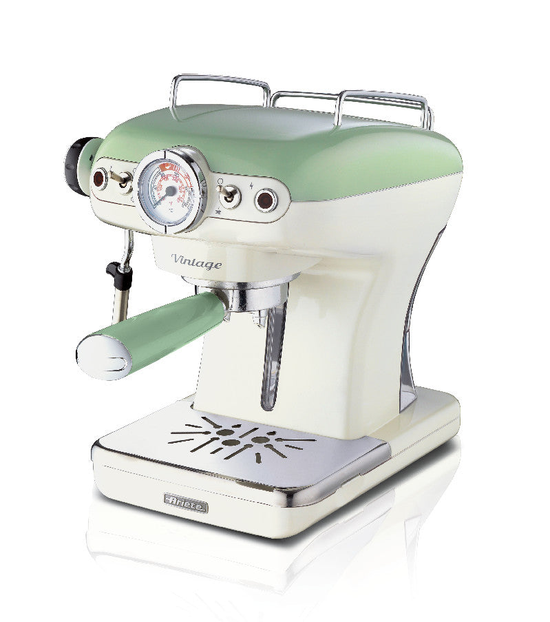 Ariete Vintage Espresso Coffee Machine 1389 Green - Coffeeworkz