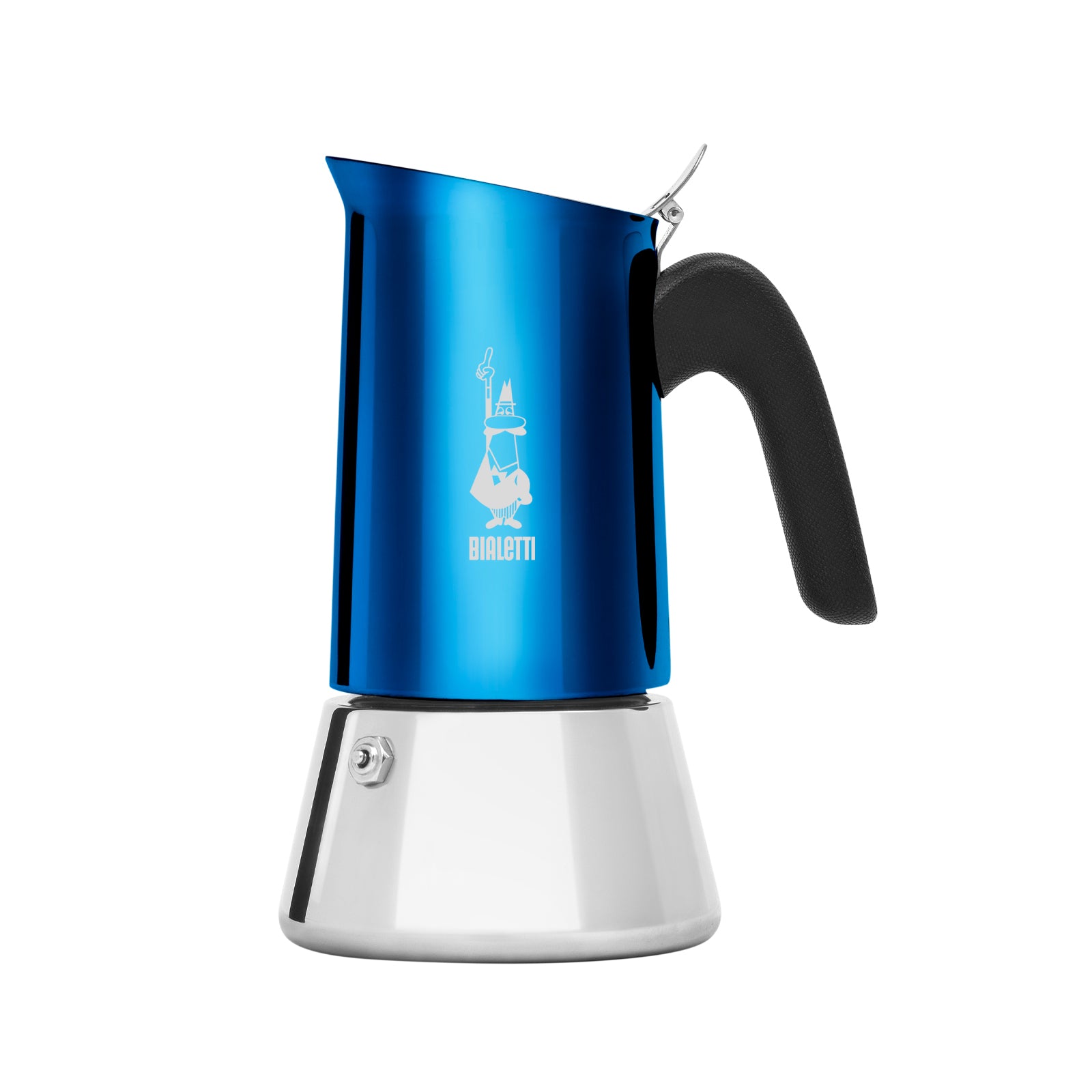 Bialetti Venus Induction Blue Stainless Steel Moka Pot - Coffeeworkz