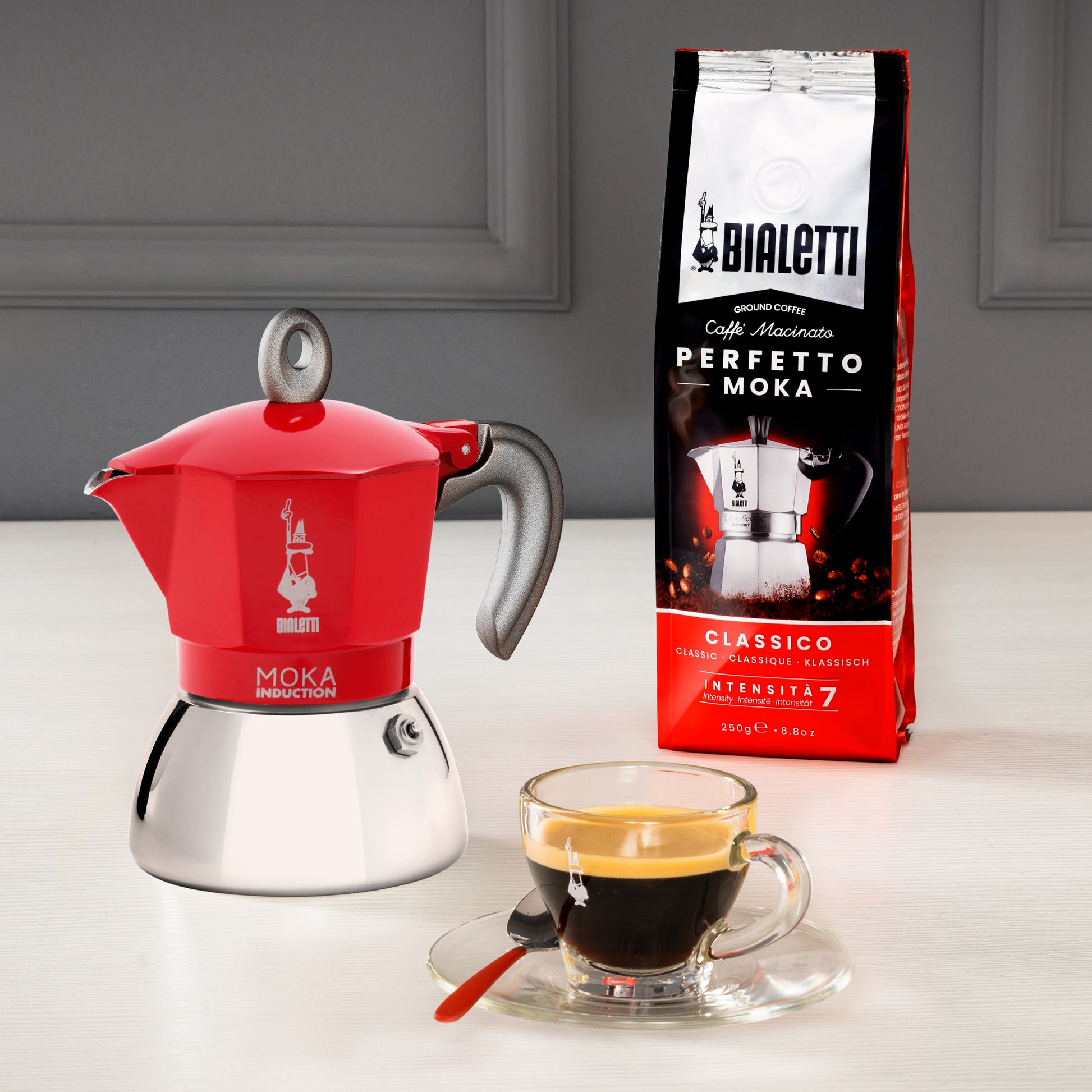Bialetti Moka Induction Red - Coffeeworkz
