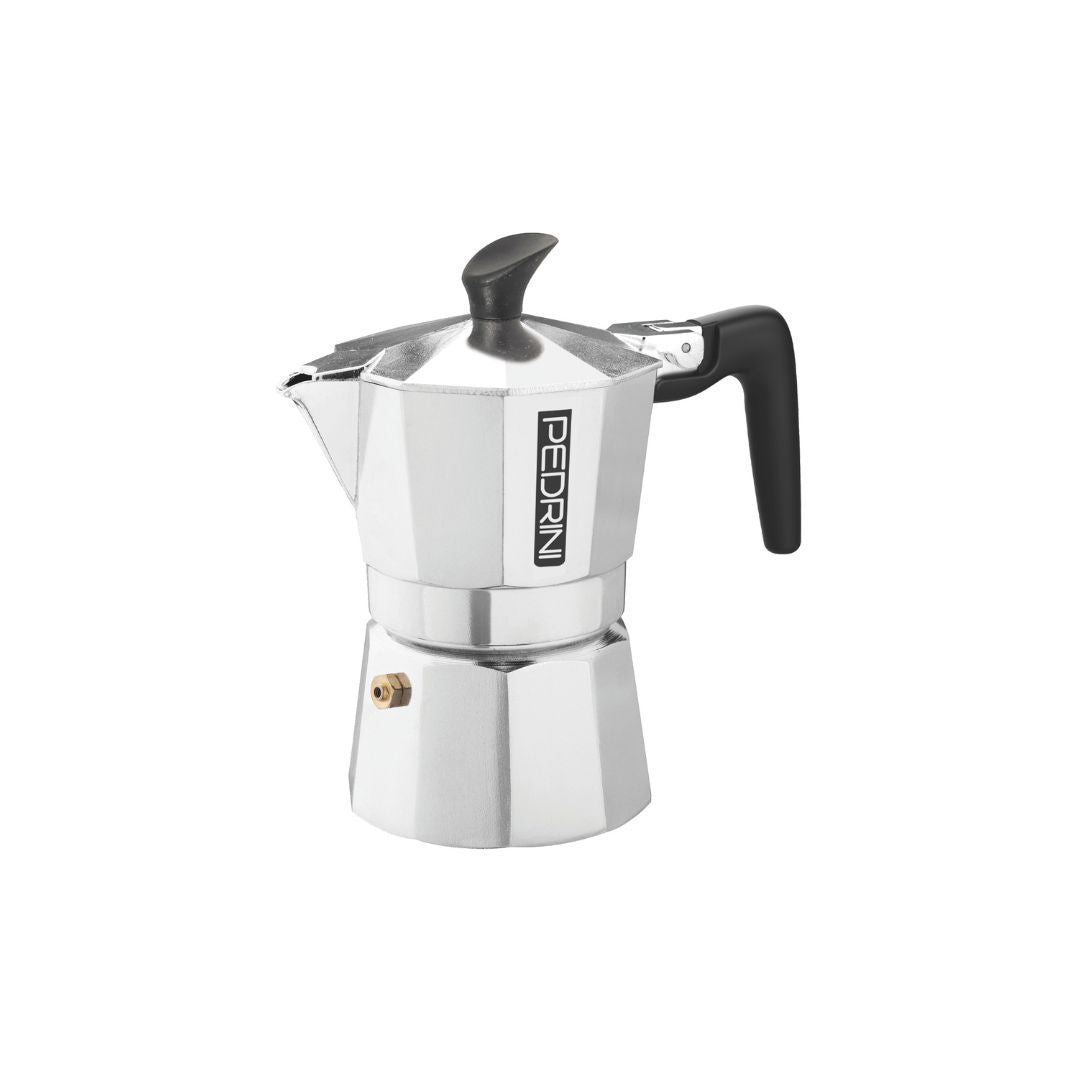 Pedrini Aroma Chic Moka Pot - Aluminum Stovetop Coffee maker