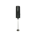 Battery-Operated Milk Frother with Stand – Portable Handheld Electric Foam Maker for Coffee, Lattes, and Cappuccinos​ black