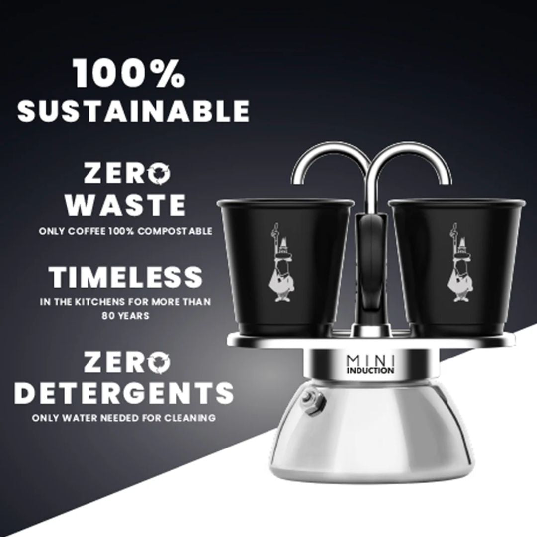 Bialetti Mini Express Induction Coffee Set – Perfect for Espresso Lovers