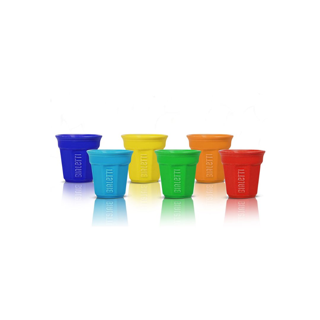 Bialetti Set 6 Bicchierini Multicolor