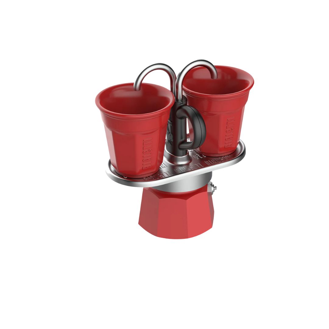 Bialetti Set Mini Express – Iconic Moka Pot with Dual Spout Design