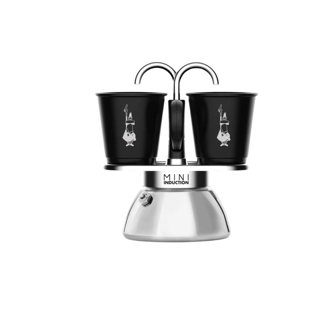 Bialetti Set Mini Express Induction – Stovetop Espresso Maker with Two Cups