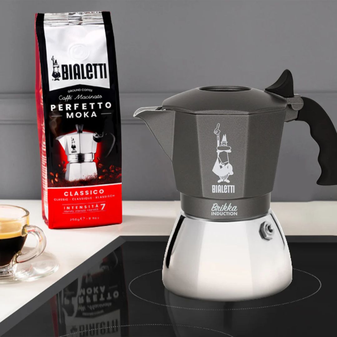 Brikka Induction Espresso Maker – Strong Coffee with Authentic Crema