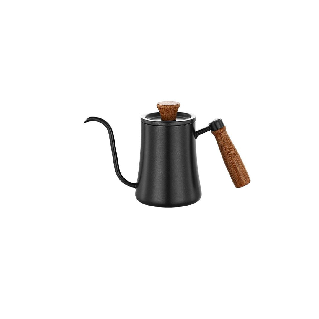 Detailed view of Ariete Classica Kettle's ergonomic handle and precision spout with chrome accents