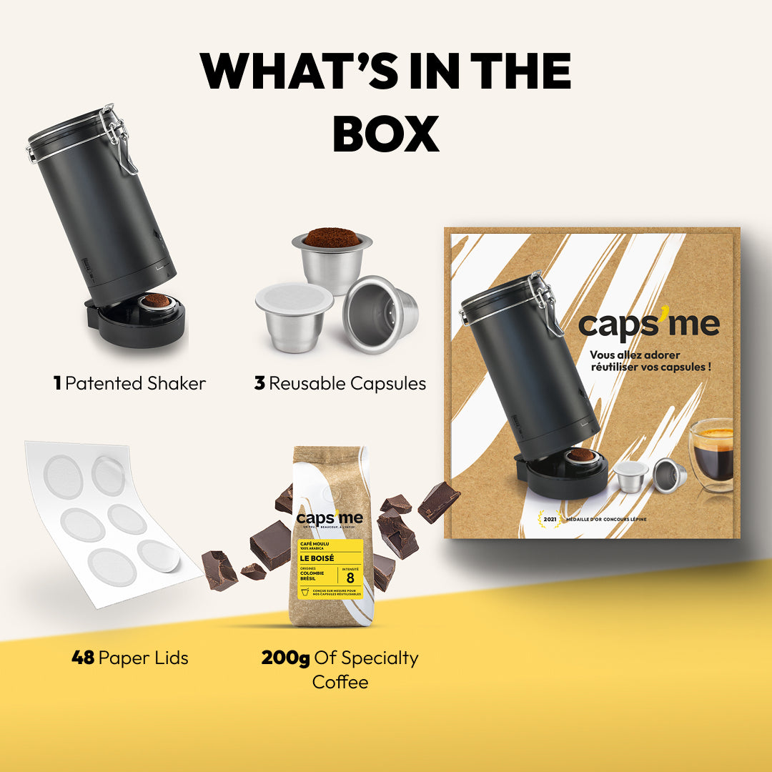 Caps' Me – Reusable Coffee Capsule Kit for Nespresso®