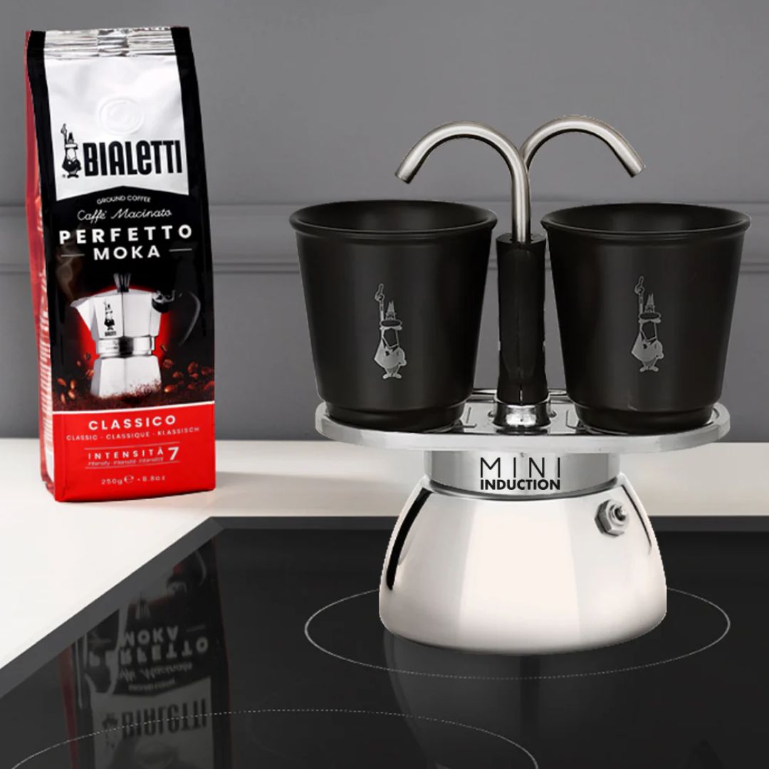 Mini Express Set for Induction Cooktops – Authentic Bialetti Espresso Design