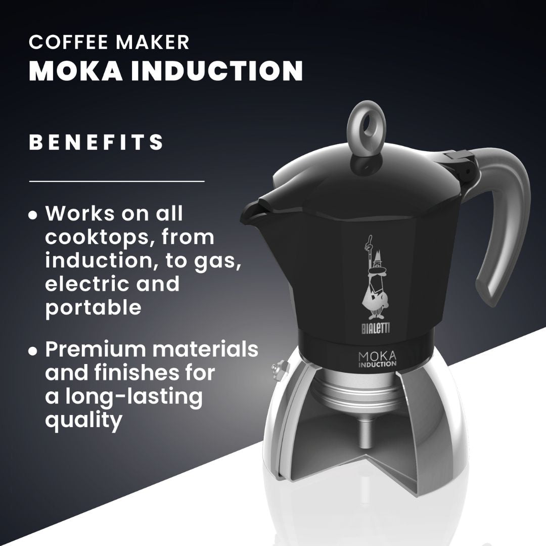 Bialetti Moka Induction – Stovetop Coffee Maker for Induction