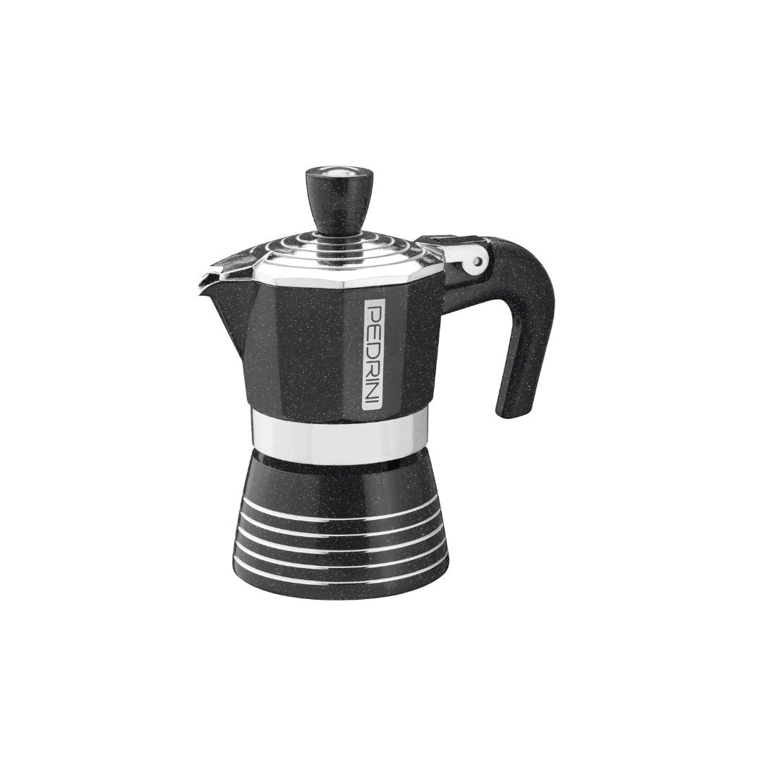 Pedrini Infinity Moka Pot – 6-Cup Stovetop Espresso Maker with Modern Italian Design​