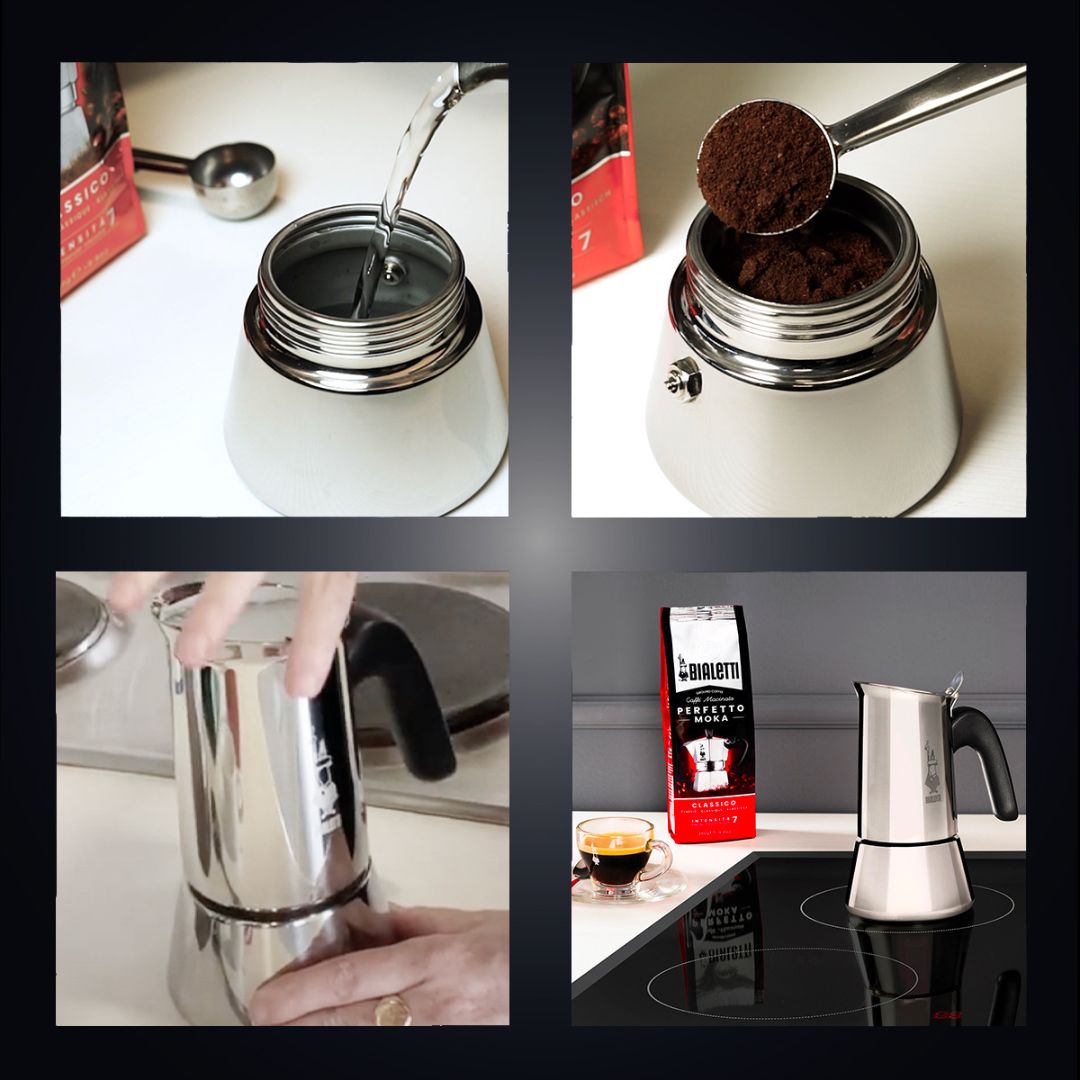 Bialetti stainless steel moka pot best sale