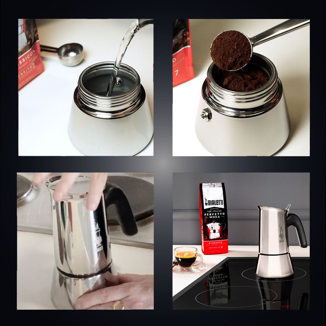 Bialetti Venus Induction Stainless Steel Moka Pot
