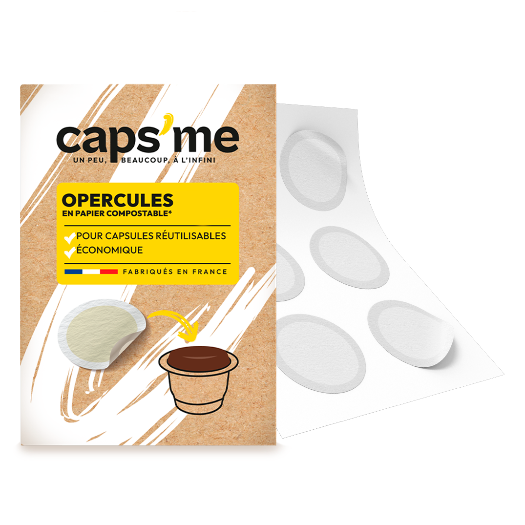 Caps' Me – Compostable Paper Lids for Reusable Capsules