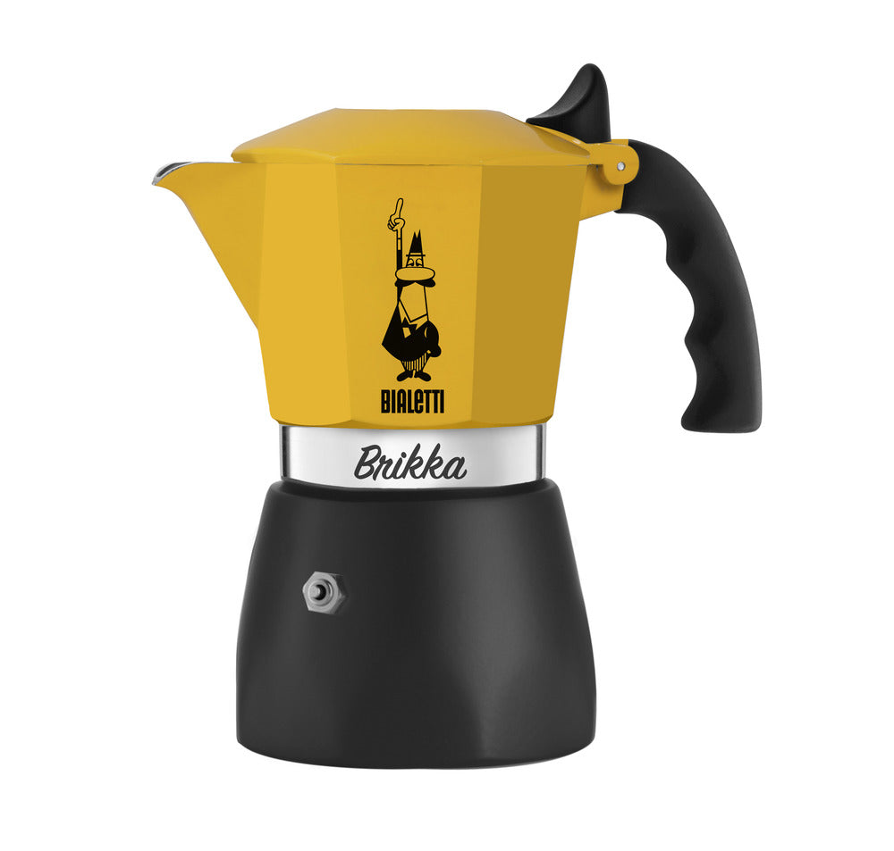 Bialetti Brikka limited Edition Yellow – Coffeeworkz