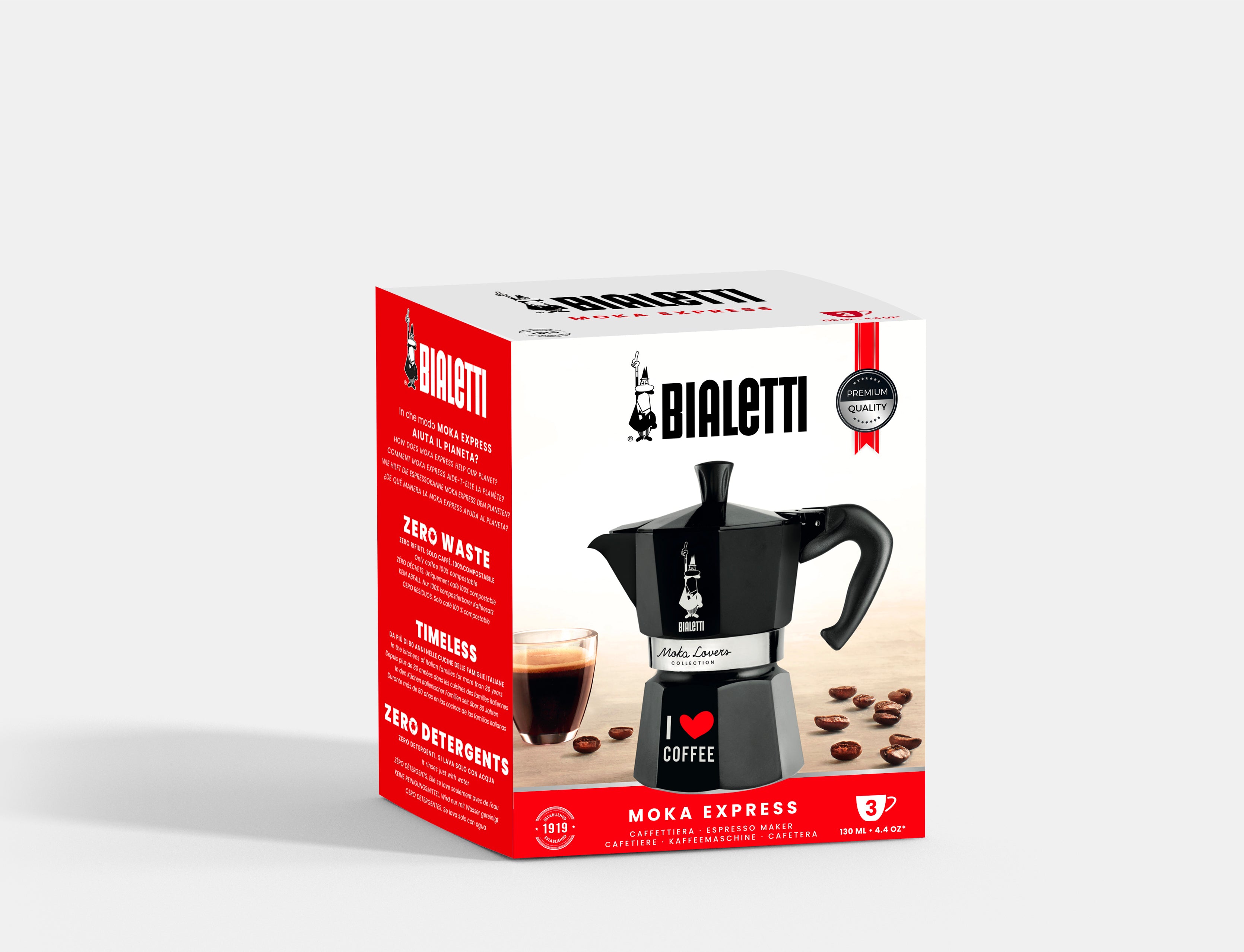  Bialetti Fiammetta Moka Pot - Cafetera espresso de 3