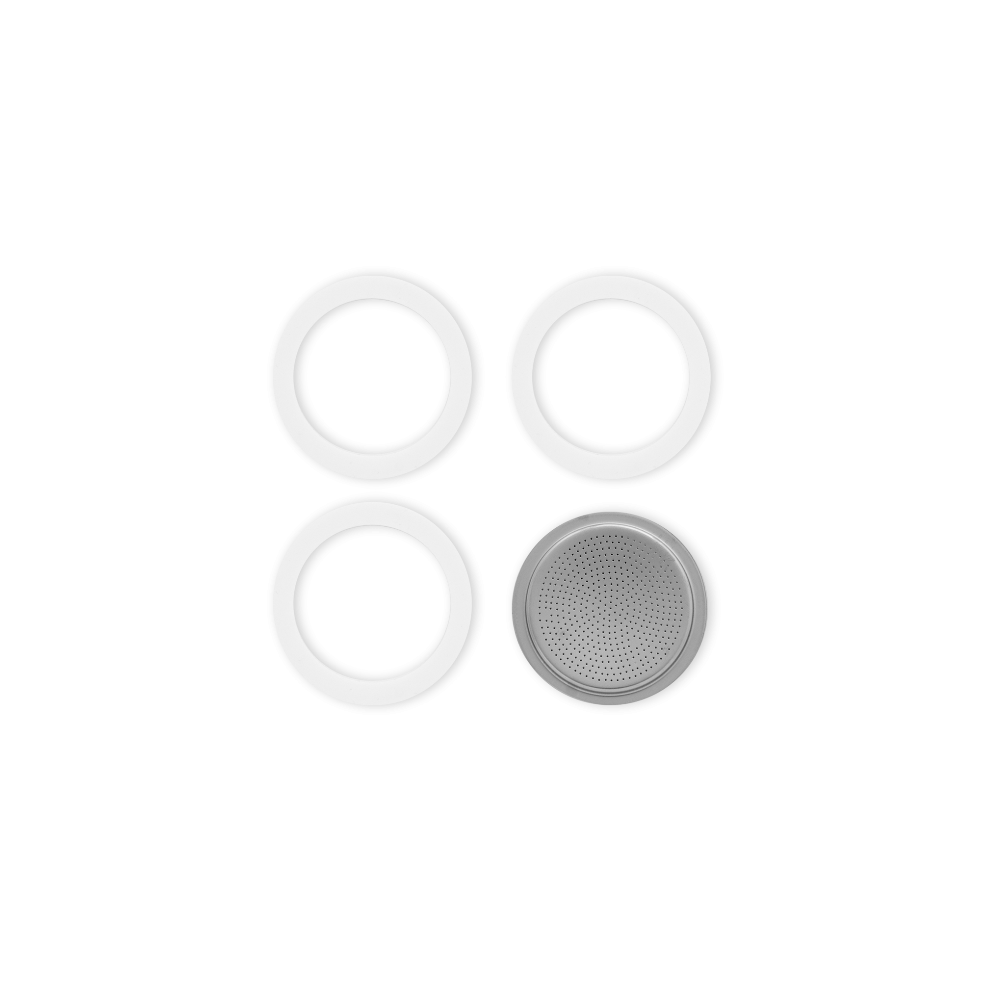 Bialetti Moka Express 3 Rubber Gasket 1 Filter Plate Coffeeworkz