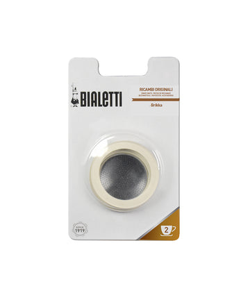 Bialetti Brikka 3 Rubber Gasket + 1 Filter Plate - Coffeeworkz