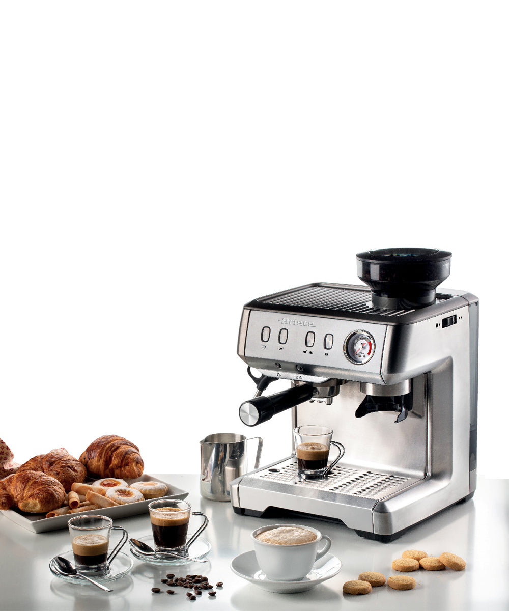 Ariete ESPRESSO COFFEE MACHINE WITH COFFEE GRINDER - Coffeeworkz