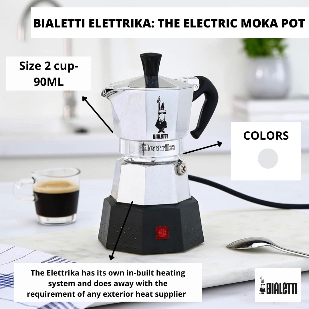 Bialetti Moka Elettrika 2 Cups - Coffeeworkz
