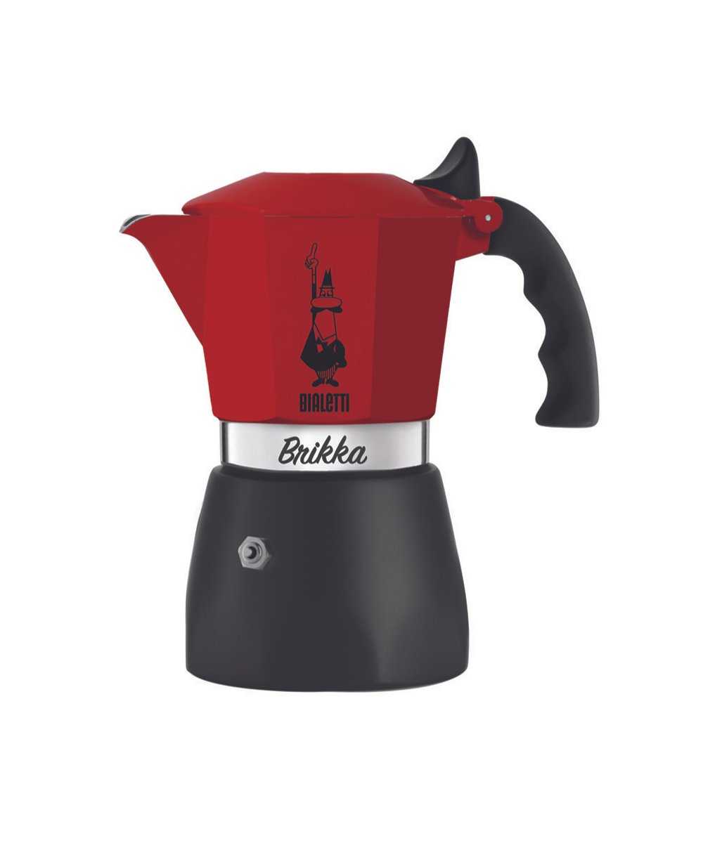 Bialetti Brikka Limited Edition Red 4 Cups