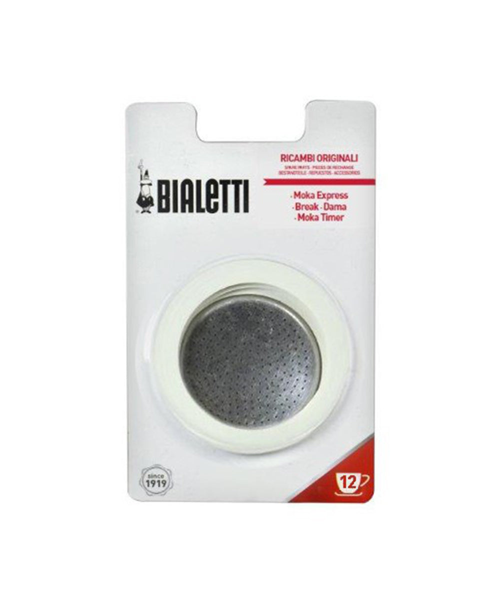 Bialetti Moka Express Silicon Gasket + Filter Plate