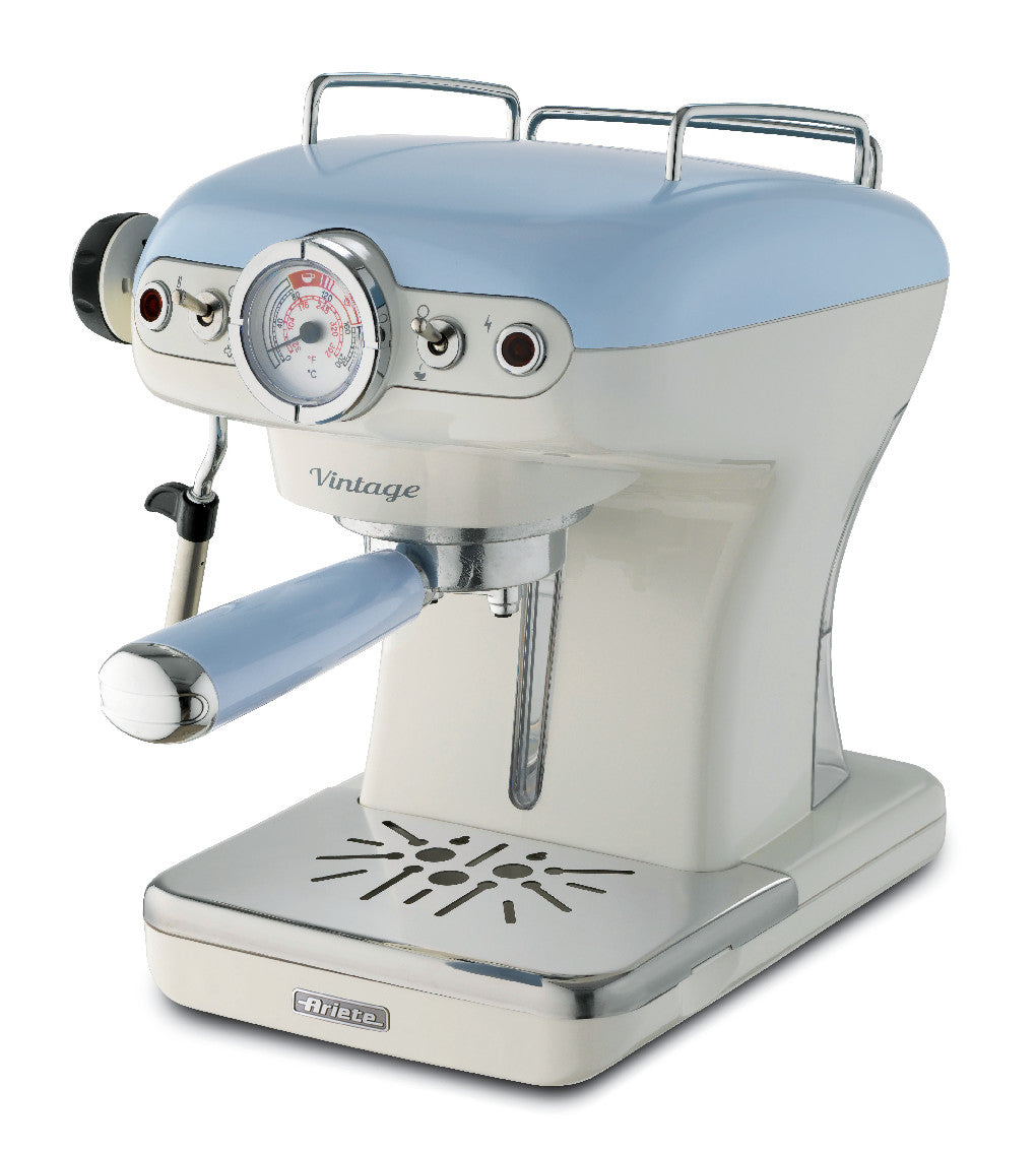 Ariete Vintage Espresso Coffee Machine 1389 Blue - Coffeeworkz